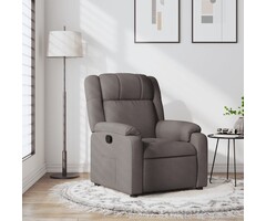 Vidaxl Fauteuil inclinable taupe avec repose-pieds - 41% de remise