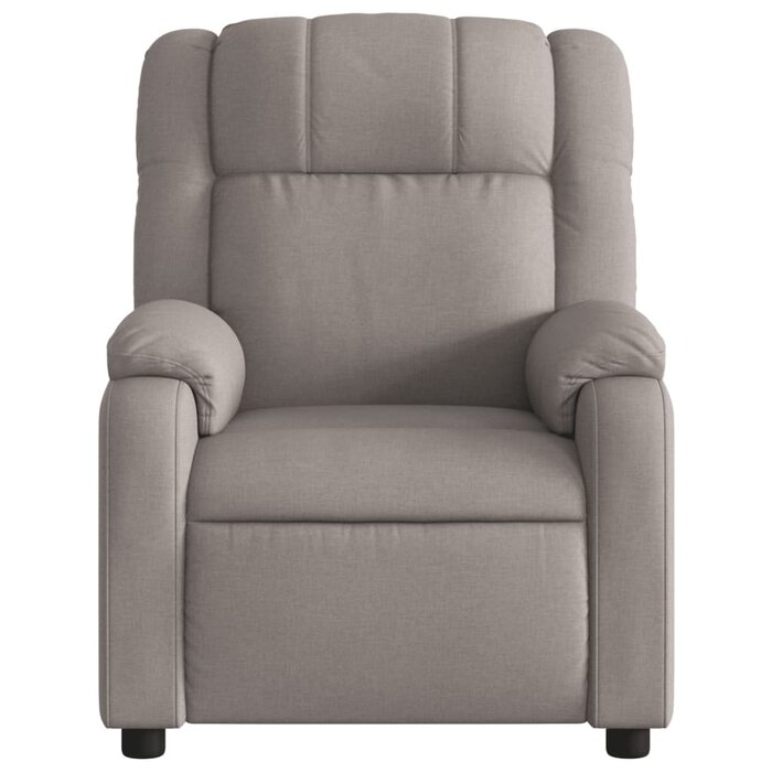 Vidaxl Fauteuil inclinable taupe avec repose-pieds - 41% de remise