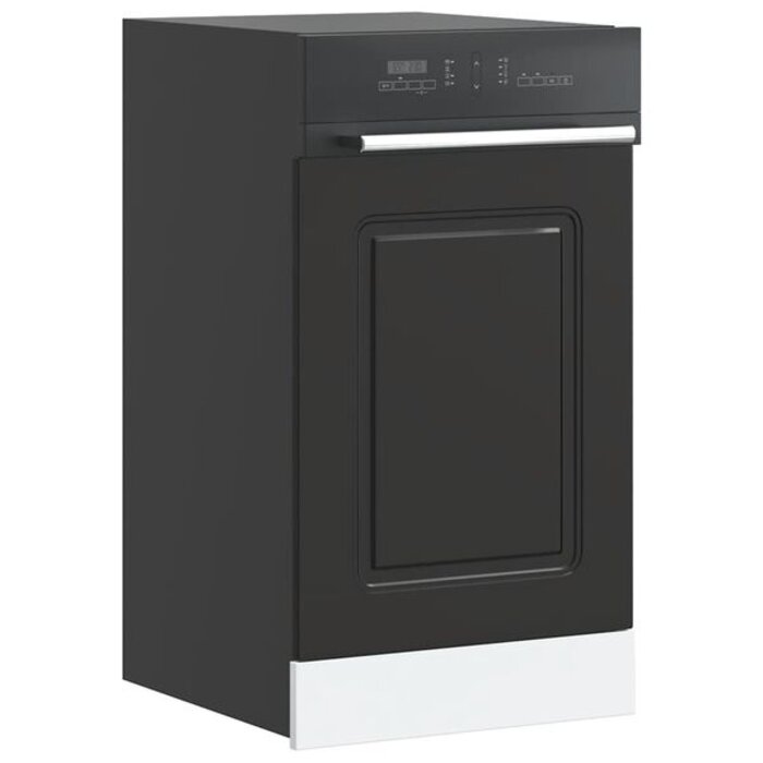 Vidaxl Façade de lave-vaisselle 45x57 cm bois noir - 37% de remise