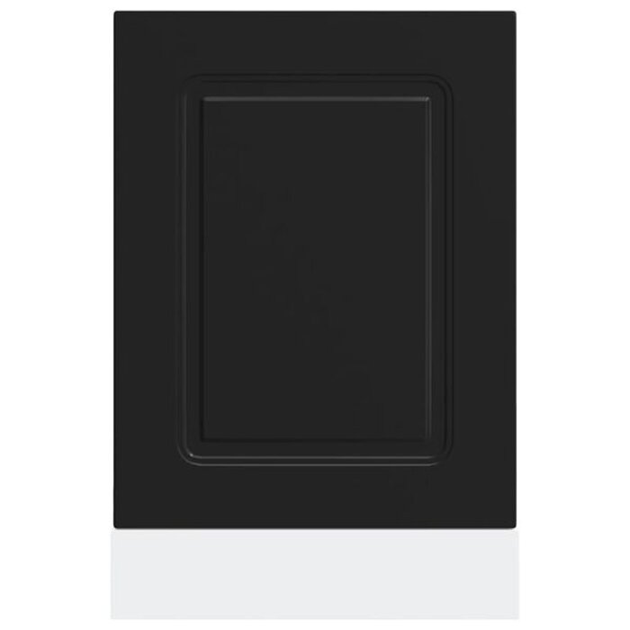 Vidaxl Façade de lave-vaisselle 45x57 cm bois noir - 37% de remise