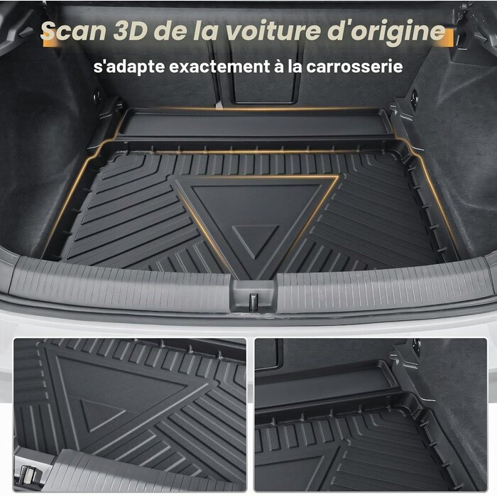 Tapis de coffre pour VW T-ROC (2018-2025) - Caoutchouc TPE - 40% de remise