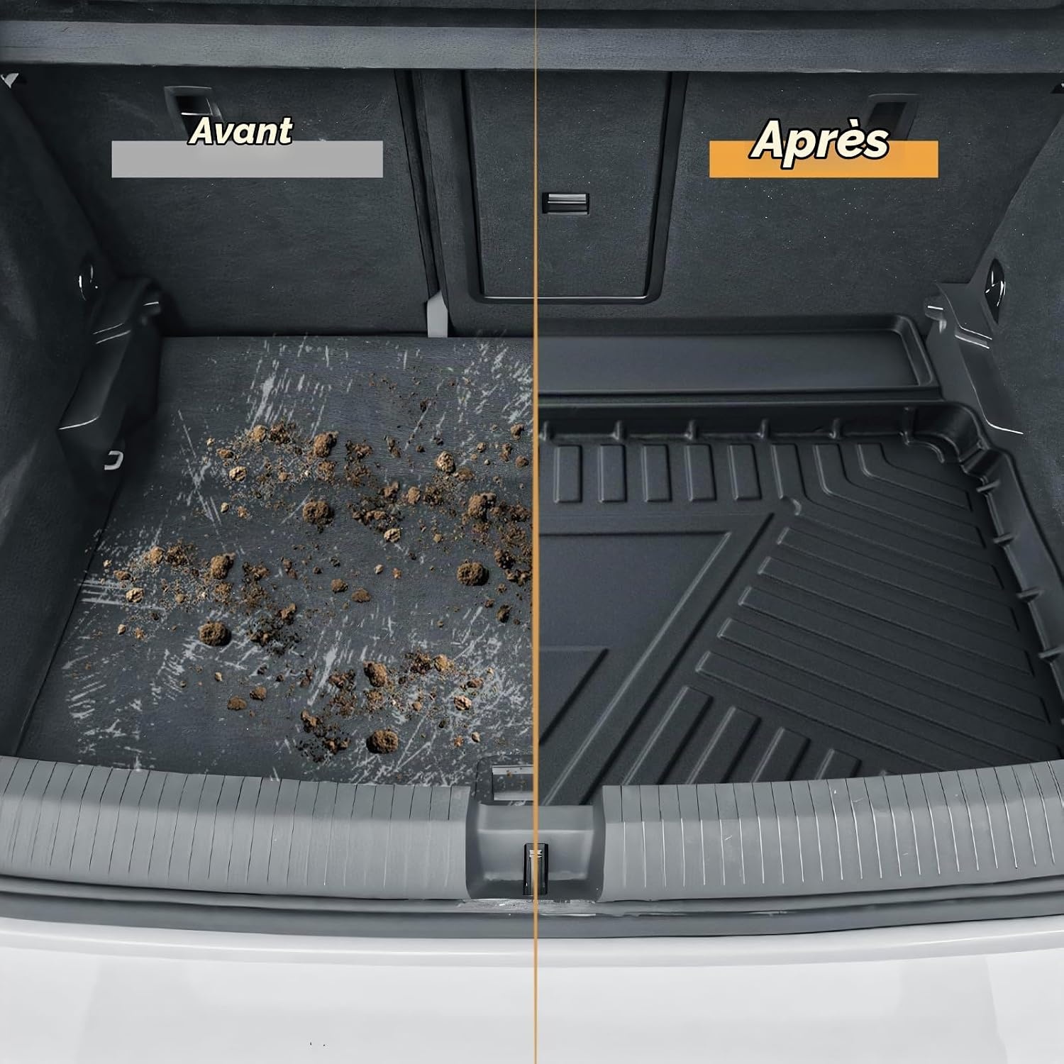 Tapis de coffre pour VW T-ROC (2018-2025) - Caoutchouc TPE - 40% de remise