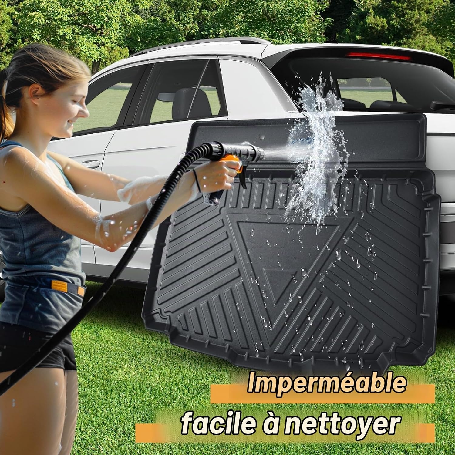 Tapis de coffre pour VW T-ROC (2018-2025) - Caoutchouc TPE - 40% de remise