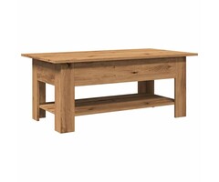 Vidaxl Table basse chêne artisanal 102x55cm - 41% de remise