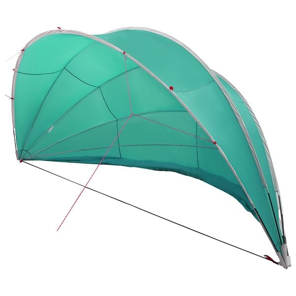 Vidaxl Dôme de piscine pliable 592 x 590 cm - Vert d'eau - 41% de remise