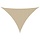 Voile d'ombrage triangulaire 4x5x6,4m - Beige - 38% de remise
