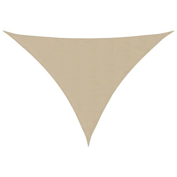 Vidaxl Voile d'ombrage triangulaire 4x5x6,4m - Beige - 38% de remise