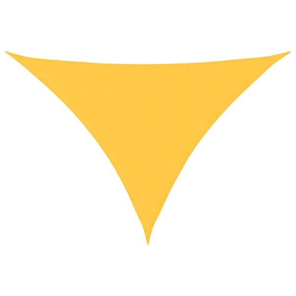 Vidaxl Voile d'ombrage triangulaire 3x3x4,24 m jaune - 37% de remise
