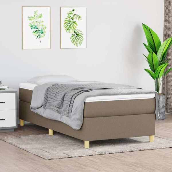 Vidaxl Sommier tapissier taupe 80x200 cm - 40% de remise