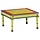 Table basse en bois de manguier peint main - 54 cm - 39% de remise