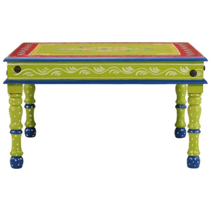 Vidaxl Table basse en bois de manguier peint main - 54 cm - 39% de remise