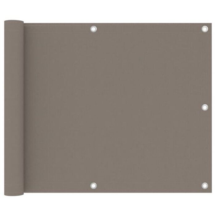 Vidaxl Brise-vue pour balcon 75x600 cm taupe - 38% de remise