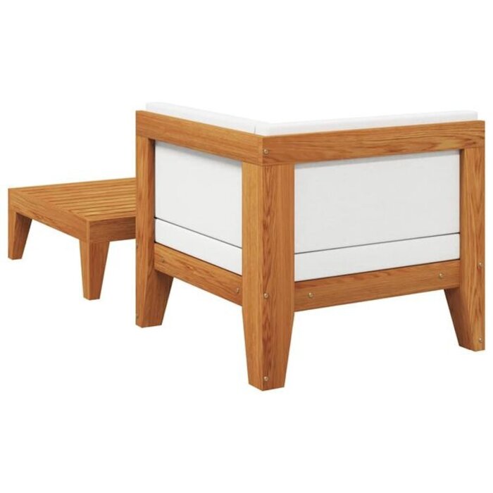 Vidaxl Salon de jardin en acacia massif 2 pièces - 41% de remise