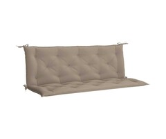 Vidaxl Coussin de banc de jardin 150x100 cm - Taupe - 39% de remise
