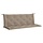Coussin de banc de jardin 150x100 cm - Taupe - 39% de remise