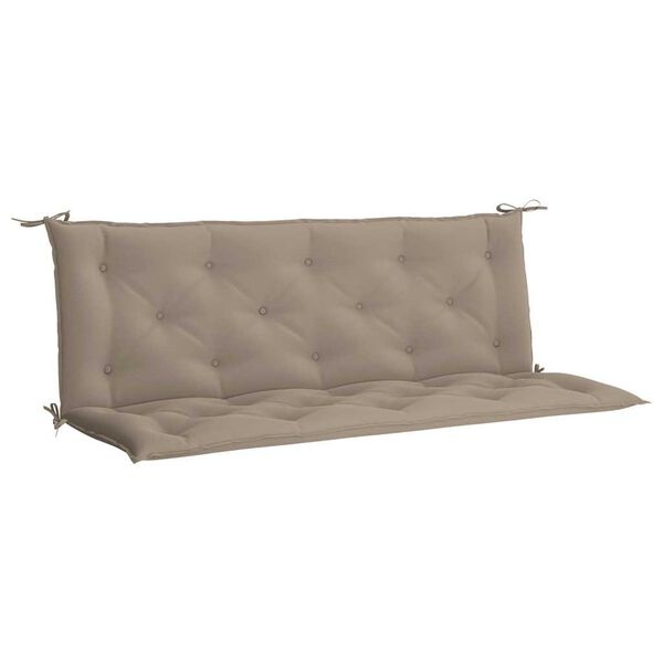 Vidaxl Coussin de banc de jardin 150x100 cm - Taupe - 39% de remise