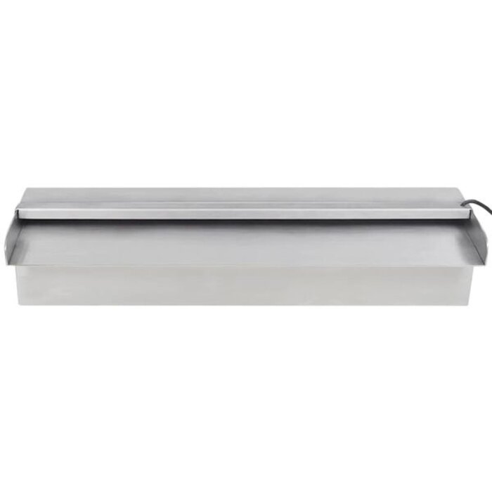 Vidaxl Cascade de piscine inox 45 cm avec LED - 41% de remise