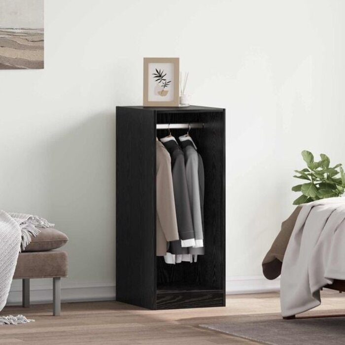 Vidaxl Armoire de rangement moderne Noir Chêne - 39% de remise