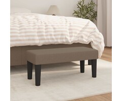 Vidaxl Banc taupe en tissu 70x30x30 cm - 37% de remise