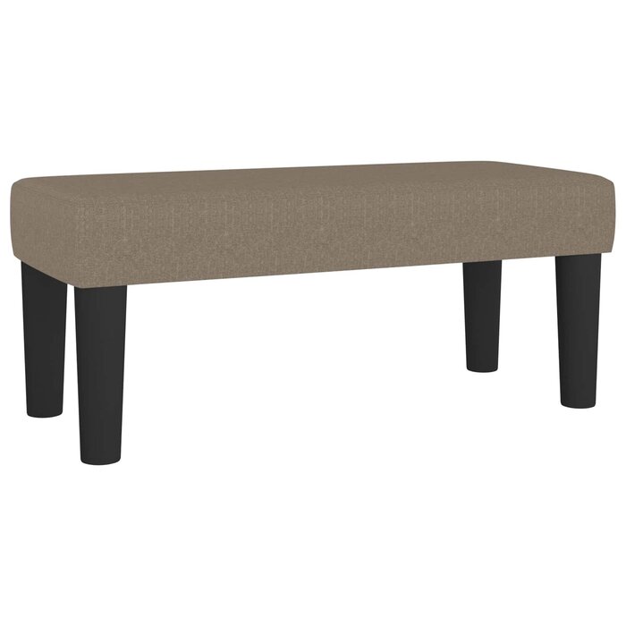 Vidaxl Banc taupe en tissu 70x30x30 cm - 37% de remise