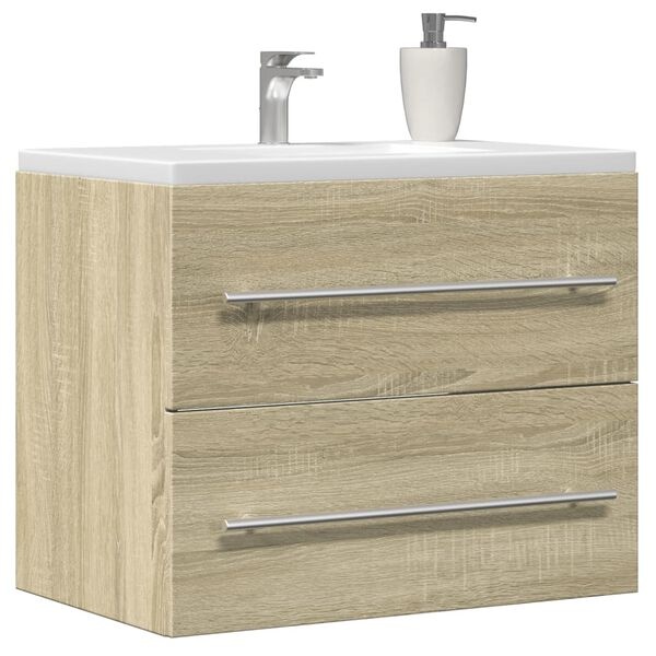 Vidaxl Meuble sous-vasque chêne sonoma 60 cm - 42% de remise