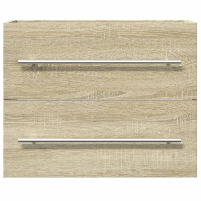 Vidaxl Meuble sous-vasque chêne sonoma 60 cm - 42% de remise