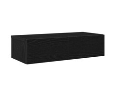 Vidaxl Étagère murale avec tiroirs 60x26,5 cm - Noir - 39% de remise