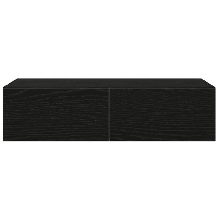 Vidaxl Étagère murale avec tiroirs 60x26,5 cm - Noir - 39% de remise