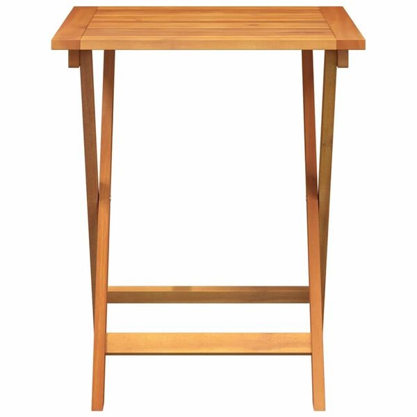 Vidaxl Table de jardin pliante en acacia - 60x60 cm - 40% de remise