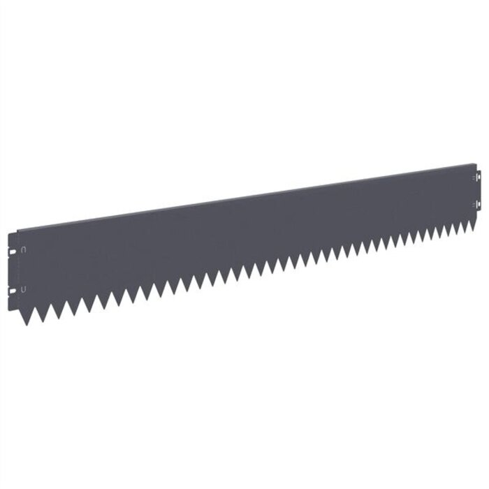 Vidaxl Bordure de pelouse en acier 103x15 cm, 20 pièces - 41% de remise