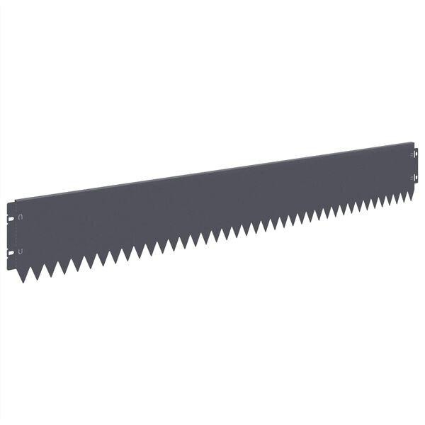 Vidaxl Bordure de pelouse en acier 103x15 cm, 20 pièces - 41% de remise