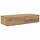 Étagère murale avec tiroirs 80 cm - Chêne artisanal - 40% de remise