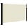 Paravent rétractable 120x600 cm crème - 41% de remise