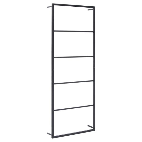 Vidaxl Porte-serviettes sur pied en acier noir - 39% de remise