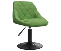 Vidaxl Chaise pivotante velours vert clair - 40% de remise