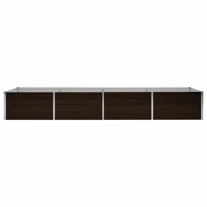 Vidaxl Jardinière surélevée en acier marron 320x80x45 cm - 40% de remise