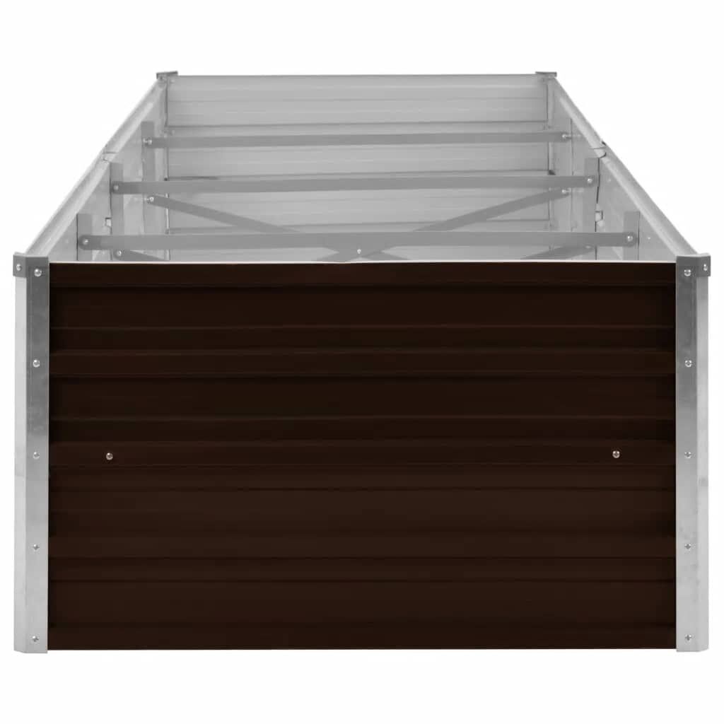 Vidaxl Jardinière surélevée en acier marron 320x80x45 cm - 40% de remise