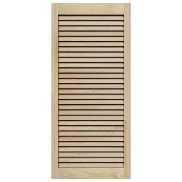 Vidaxl Porte d'armoire en pin massif 110 x 49,5 cm - Naturel - 39% de remise