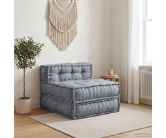 Vidaxl Canapé modulaire gris 70x70cm - 41% de remise - Déballé