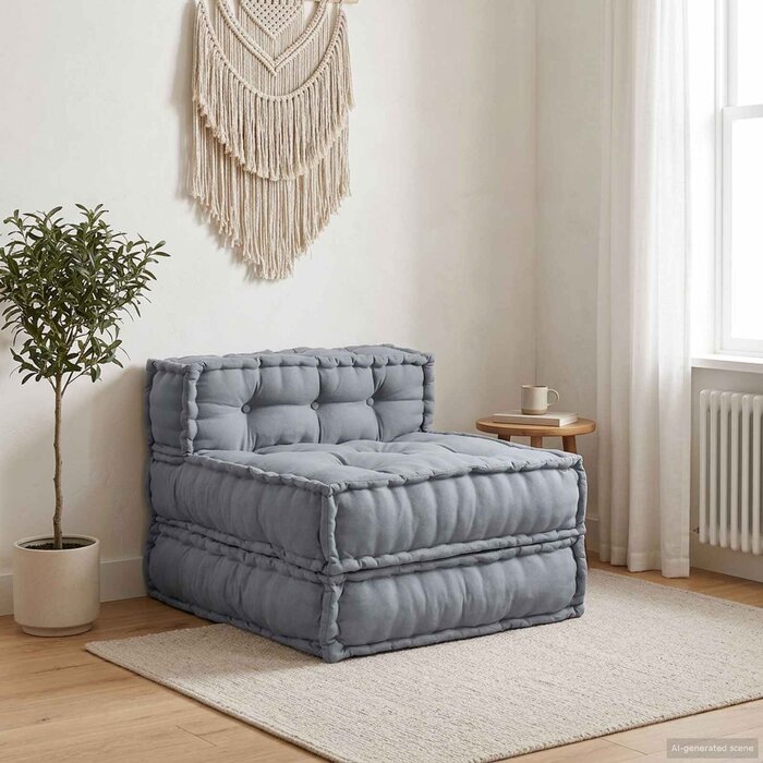 Vidaxl Canapé modulaire gris 70x70cm - 41% de remise - Déballé