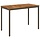 Table de jardin acacia et acier - 108,5 cm - 40% de remise