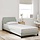 Cadre de lit Dover 80x200 cm velours gris clair - 40% de remise