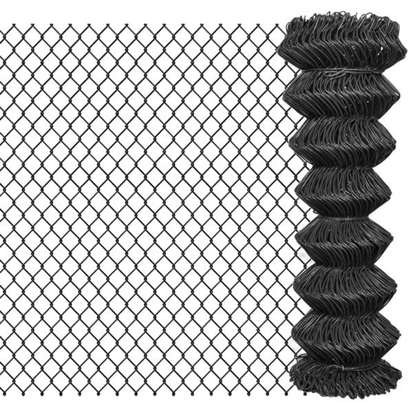 Vidaxl Grillage métallique 25 x 1,25 m acier gris - 40% de remise