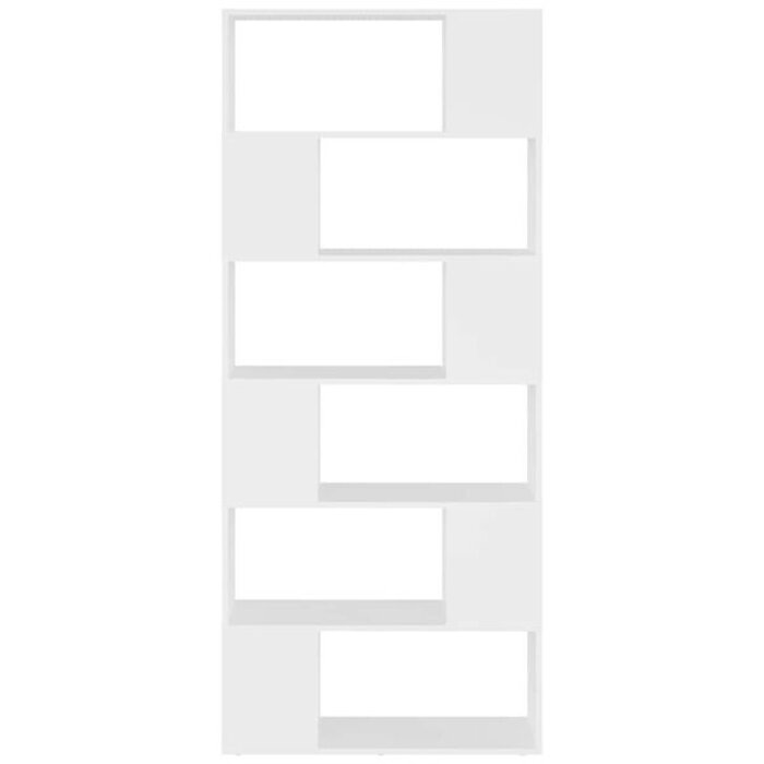 Vidaxl Bibliothèque et paravent blanc 80x186 cm - 40% de remise