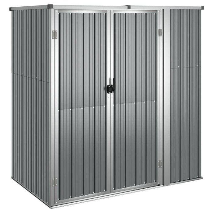 Vidaxl Abri de jardin acier galvanisé 161x89 cm - 41% de remise
