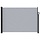 Pare-vue latéral rétractable 120 x 600 cm Gris - 41% de remise