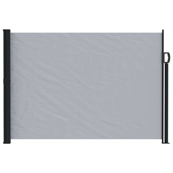 Vidaxl Pare-vue latéral rétractable 120 x 600 cm Gris - 41% de remise