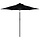 Parasol de jardin 225x225 cm noir - 39% de remise