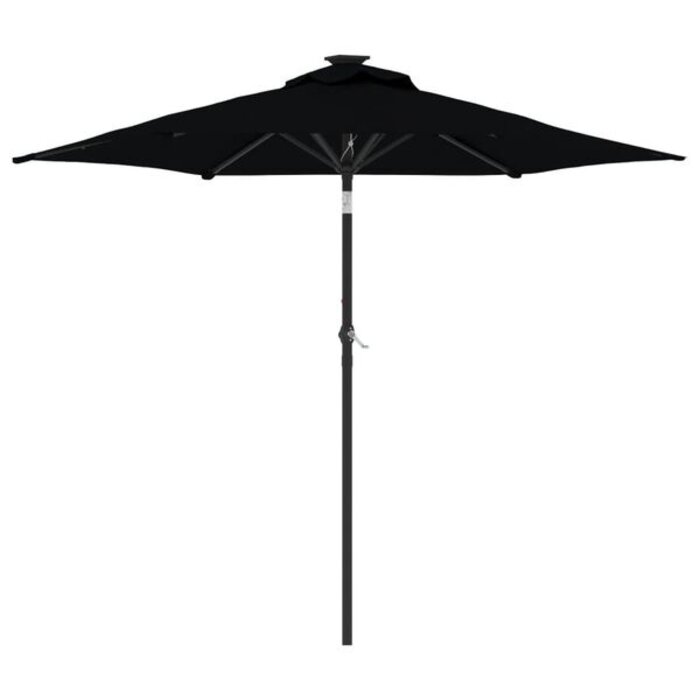 Vidaxl Parasol de jardin 225x225 cm noir - 39% de remise