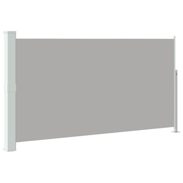 Vidaxl Pare-vue latéral rétractable 170x300 cm gris - 39% de remise